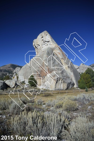 photo of Eagle Rock from Castle Rocks Idaho