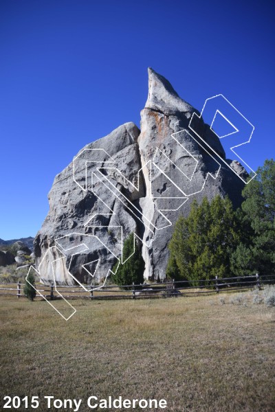 photo of Eagle Rock from Castle Rocks Idaho