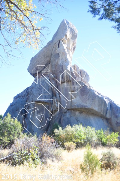 photo of Eagle Rock from Castle Rocks Idaho