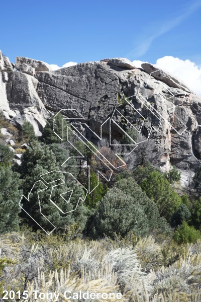 photo of Lower Fenceline - West from Castle Rocks Idaho