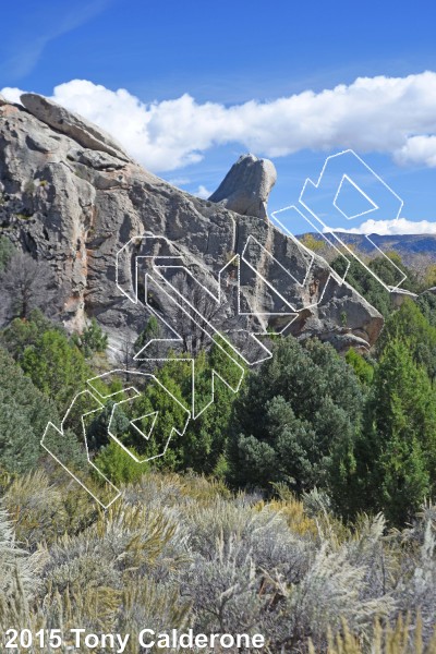 photo of Lower Fenceline - West from Castle Rocks Idaho