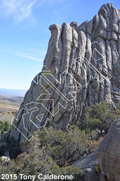 photo of North Spur - Northwest from Castle Rocks Idaho