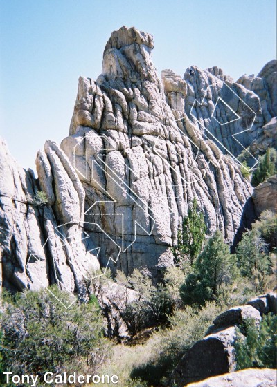 photo of Poultry Pillar - West from Castle Rocks Idaho