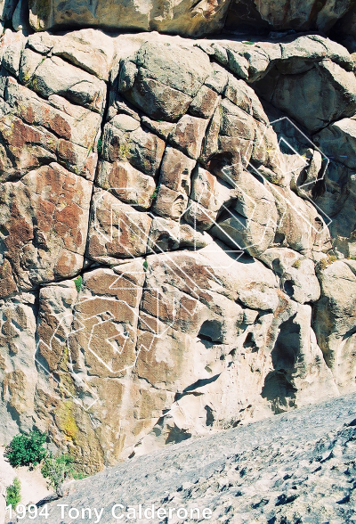 photo of Don't Be a Gooberif, 5.10+  at BLM Rock - West from City of Rocks