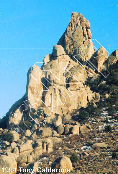 photo of Eagle Rock - West from City of Rocks