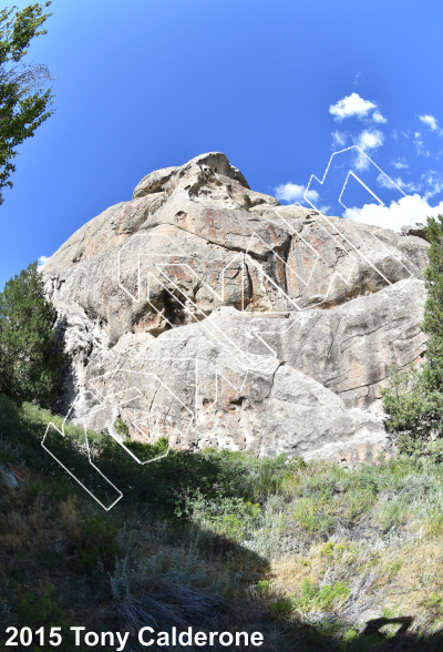 photo of Flaming Rock - West from City of Rocks