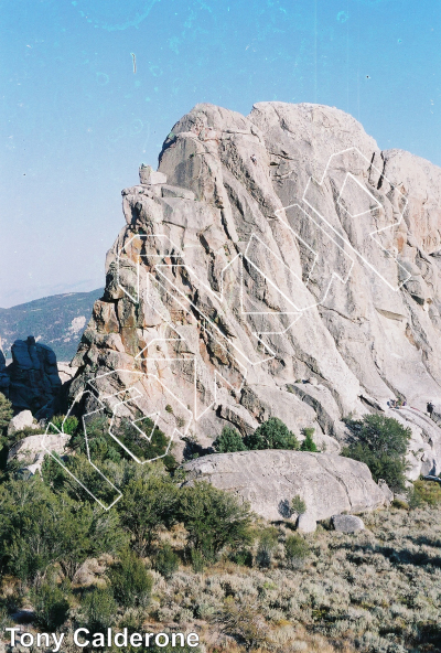 photo of Parking Lot Rock - West from City of Rocks