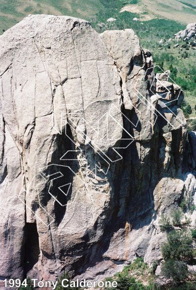 photo of Parking Lot Rock - East from City of Rocks