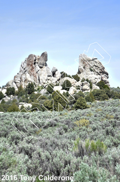 photo of Saddle Rocks - West from City of Rocks