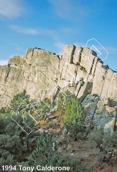 photo of Shingle Butte from City of Rocks