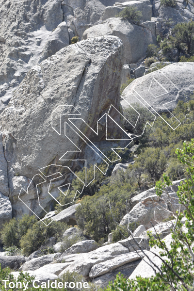 photo of Bam Bam, 5.12+  at The Flintstone from City of Rocks