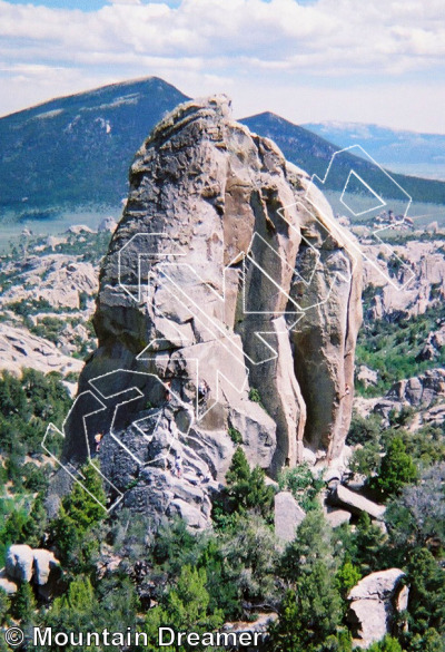 photo of The Incisor from City of Rocks