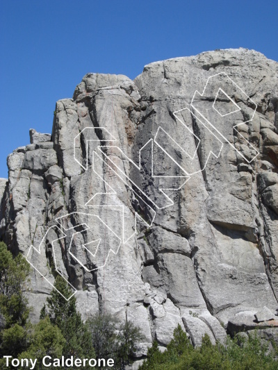 photo of Parking Lot Rock - West from City of Rocks