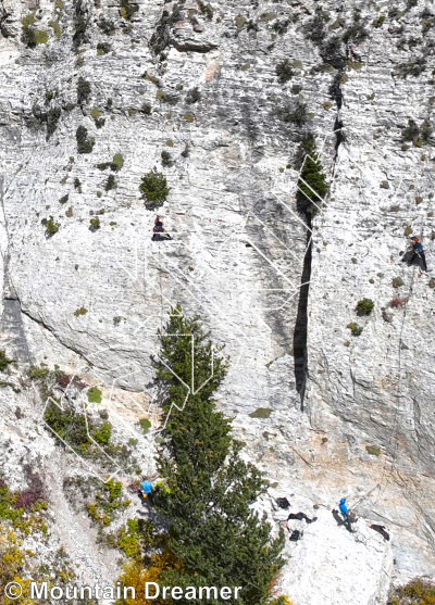 photo of Pocket Pumper, 5.10b  at Goat Land from Little Cottonwood Canyon Rock Climbing