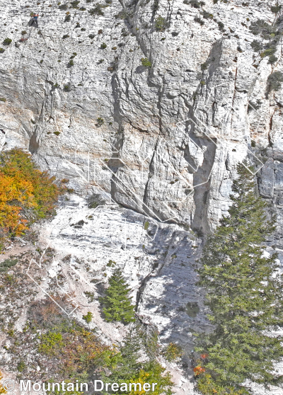 photo of Melting Mud - West from Little Cottonwood Canyon Rock Climbing