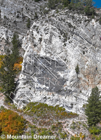 photo of Melting Mud - South from Little Cottonwood Canyon Rock Climbing