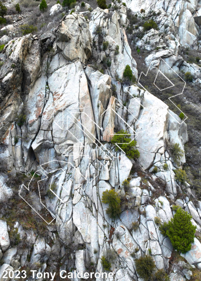 photo of Low Burner from Little Cottonwood Canyon Rock Climbing