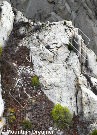 photo of Lizard Head - West from Little Cottonwood Canyon Rock Climbing