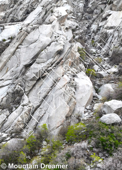 photo of Lizard Head - East from Little Cottonwood Canyon Rock Climbing