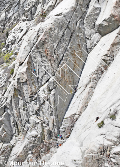 photo of Gate Buttress - South from Little Cottonwood Canyon Rock Climbing