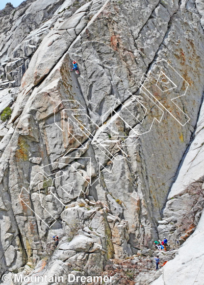 photo of Gate Buttress - South from Little Cottonwood Canyon Rock Climbing