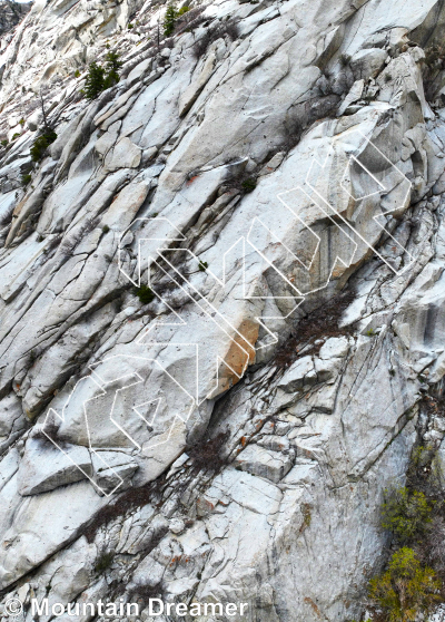 photo of Gate Buttress - High East from Little Cottonwood Canyon Rock Climbing