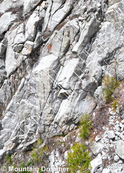 photo of Gate Buttress - Low East from Little Cottonwood Canyon Rock Climbing