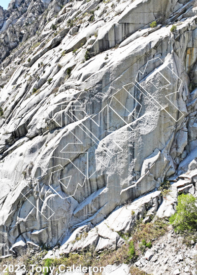 photo of Black Wall from Little Cottonwood Canyon Rock Climbing