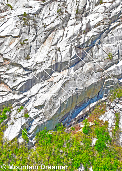 photo of American Coot, 5.11  at Black Peeler - South from Little Cottonwood Canyon Rock Climbing