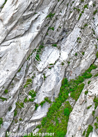 photo of The Fin - East from Little Cottonwood Canyon Rock Climbing