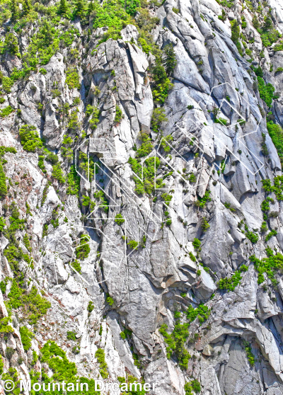 photo of The Fin - West from Little Cottonwood Canyon Rock Climbing