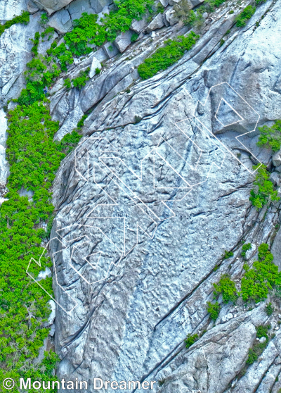 photo of The Fin - West from Little Cottonwood Canyon Rock Climbing
