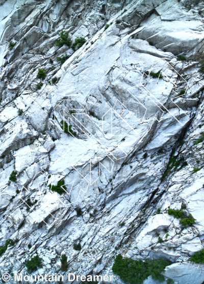 photo of The Fin - East from Little Cottonwood Canyon Rock Climbing