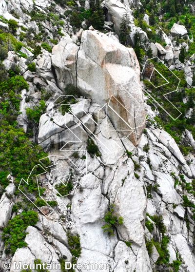 photo of The Thumb - East from Little Cottonwood Canyon Rock Climbing