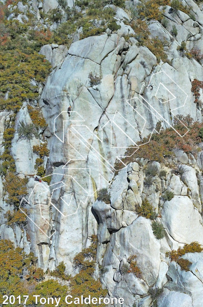 photo of Crescent Crack Buttress - Southwest from Little Cottonwood Canyon Rock Climbing