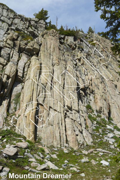 photo of Mount Wolverine from Little Cottonwood Canyon Rock Climbing