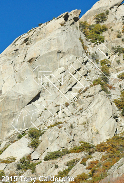 photo of Gate Buttress - High East from Little Cottonwood Canyon Rock Climbing