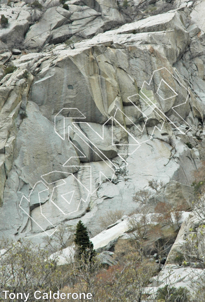 photo of Green A Buttress - East from Little Cottonwood Canyon Rock Climbing