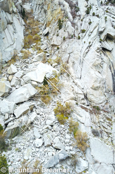 photo of Fat Boy, 5.12a ★★ at Dreamscape Boulder from Little Cottonwood Canyon Rock Climbing