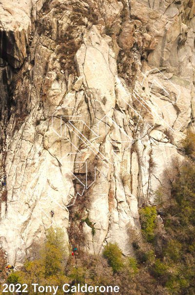 photo of Shady Spur Crack, 5.10+ ★ at The Shady Spur from Little Cottonwood Canyon Rock Climbing