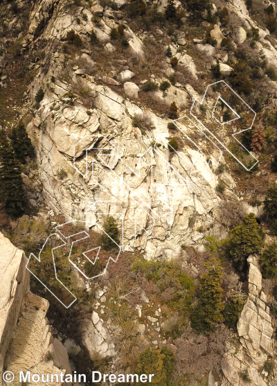 photo of Gate - High West from Little Cottonwood Canyon Rock Climbing