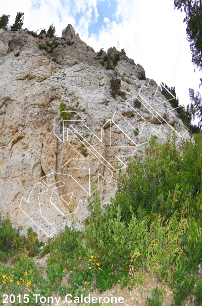 photo of Melting Mud - South from Little Cottonwood Canyon Rock Climbing