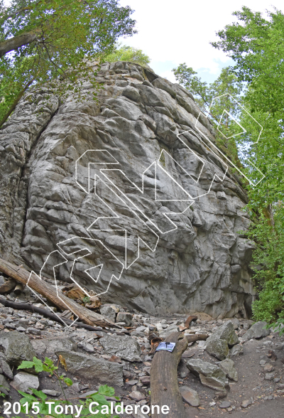 photo of Aftershock, 5.10 ★★★ at The Cathedral - East from Ferguson Canyon Rock Climbing