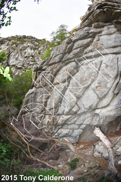 photo of Anastasia, 5.10-  at The Cathedral - West from Ferguson Canyon Rock Climbing
