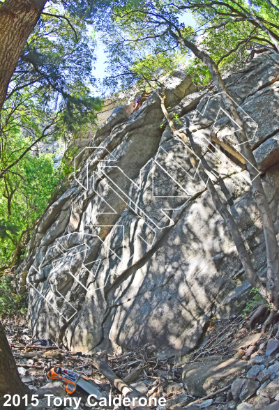 photo of Diminutive Crack, 5.7 ★ at Diminutive Crag from Ferguson Canyon Rock Climbing