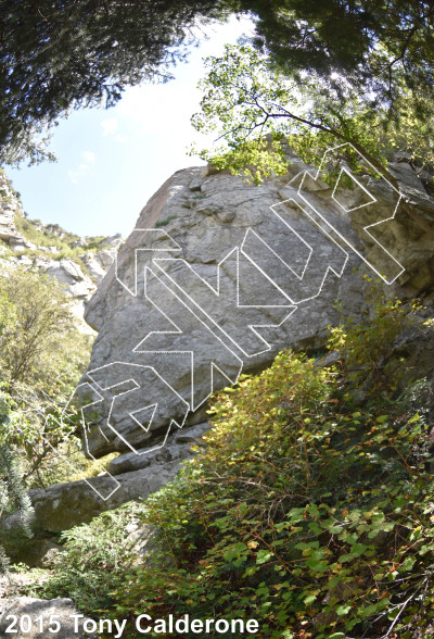 photo of Grayo Wall from Ferguson Canyon Rock Climbing