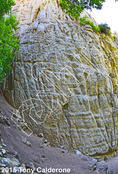photo of Total Ramon, 5.11 ★★ at Watchtower Lower Tiers from Ferguson Canyon Rock Climbing
