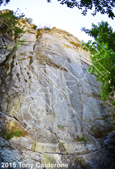 photo of Uncensored Society, 5.10b ★ at Watchtower Upper Tiers from Ferguson Canyon Rock Climbing