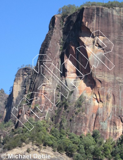 photo of The Iron Tusk , 5.12+ ★★★★★ at The Pillars (Right Side) from China: Liming Rock