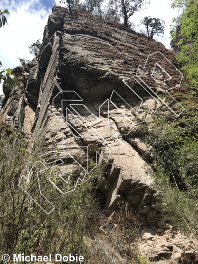 photo of Smiley Glad Hands with Hidden Agendas, 5.11a  at Heibahami from China: Liming Rock